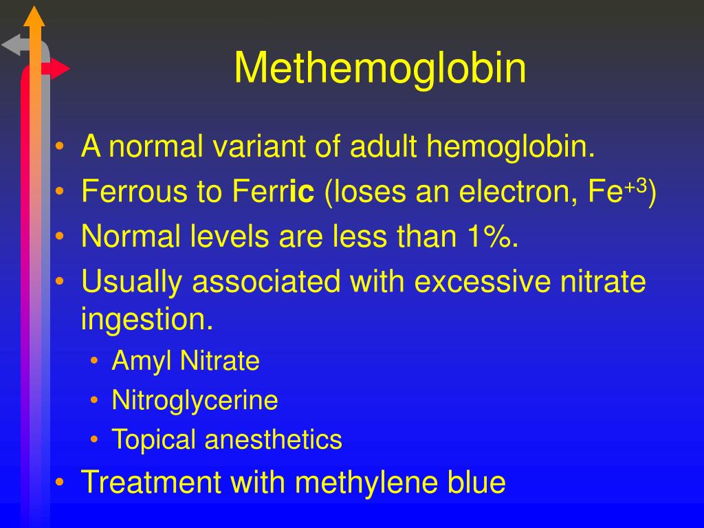 Methemoglobin คือ อะไร