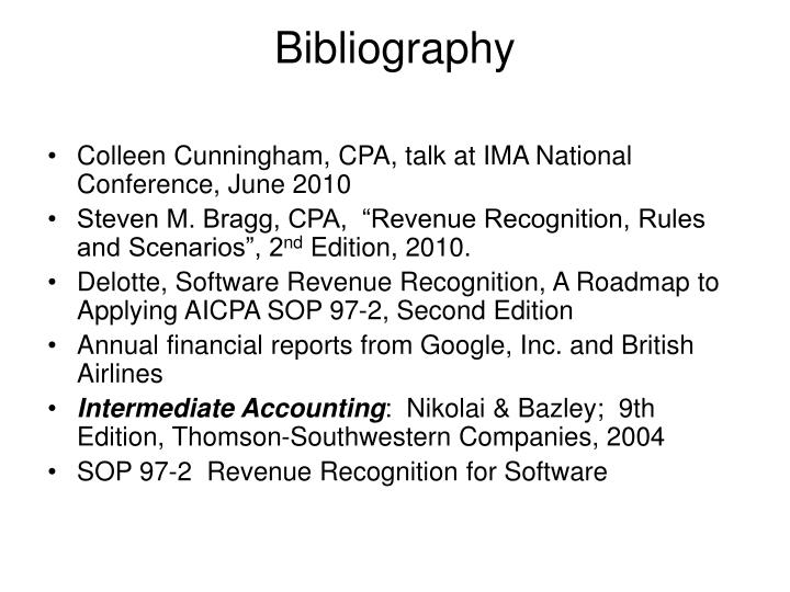 PPT Revenue Recognition for Software and Services PowerPoint
