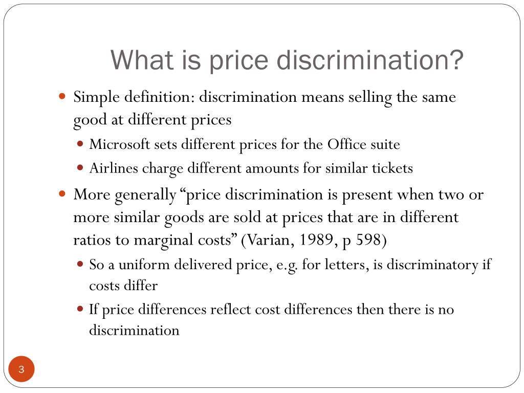 What is Price Discrimination