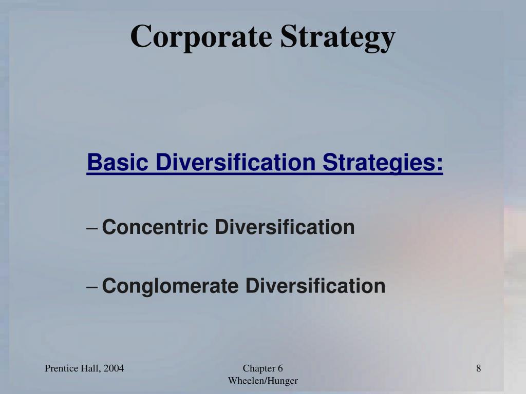 Chapter 8 corporate strategy diversification and the multibusiness company
