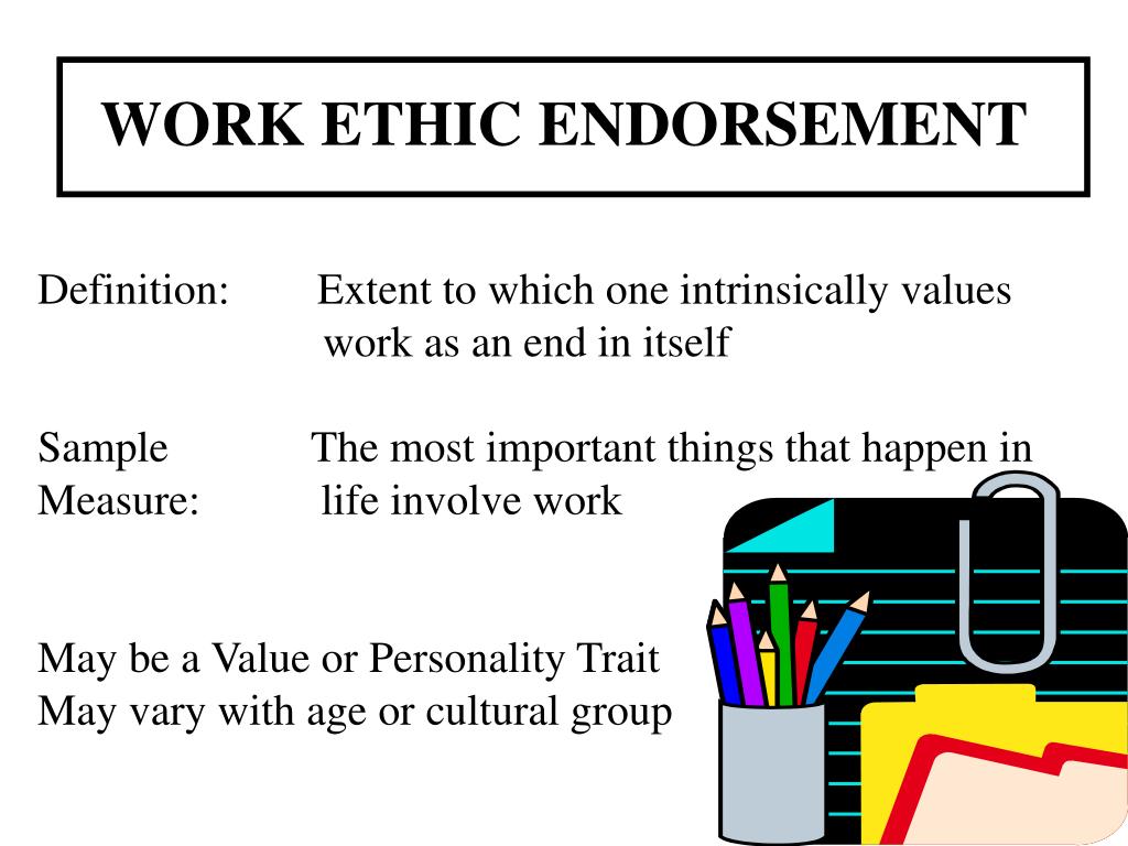 define work ethic