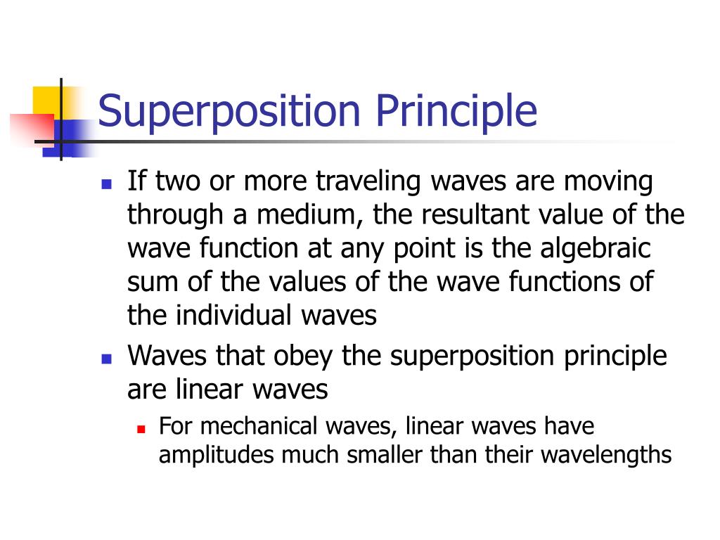 principle of superposition in a sentence