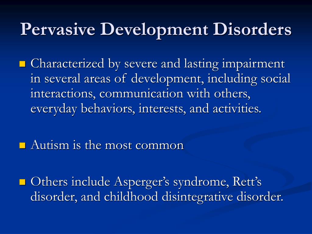pervasive developmental disorder causes pervasive developmental disorder causes