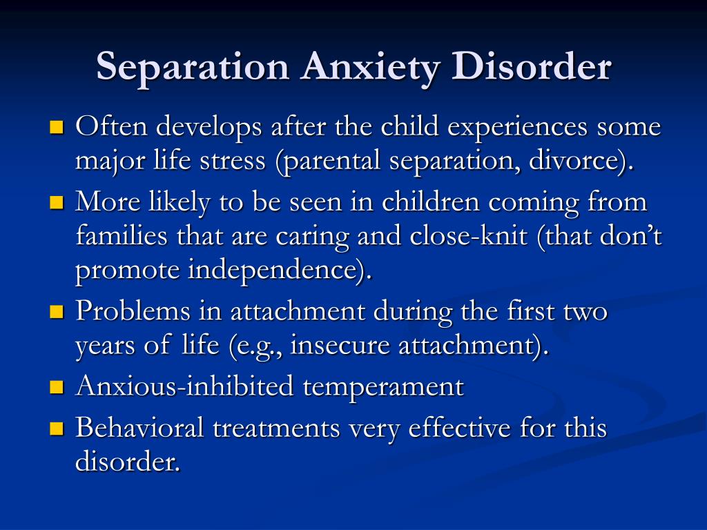 Natural History Of Anxiety Disorders Natural History Of Anxiety Disorders