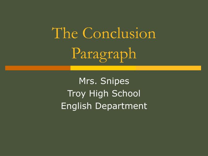 where does the thesis go in the conclusion paragraph where does the thesis go in the conclusion paragraph