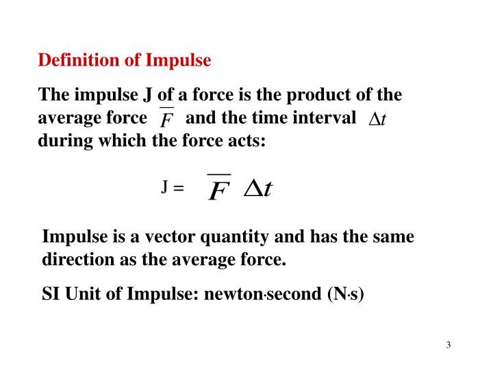 point impulsive force point impulsive force