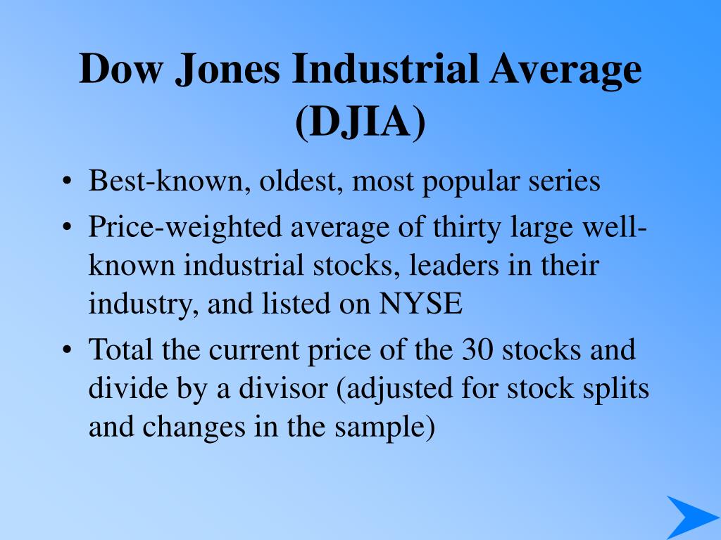 Price-weighted index divisor and stock split, bombay stock exchange ppt free download1024 x 768