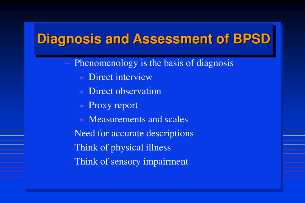 PPT Behavioral and Psychological Symptoms of Dementia BPSD PowerPoint