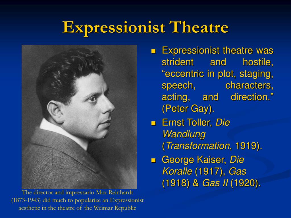 expressionist theatre explanation and history You run into it time and time again when reading about film history: german expressionism, german expressionism it pops up even more than french new wave, another term that tends to make people’s eyes glaze over. expressionist theatre explanation and history You run into it time and time again when reading about film history: german expressionism, german expressionism it pops up even more than french new wave, another term that tends to make people’s eyes glaze over.