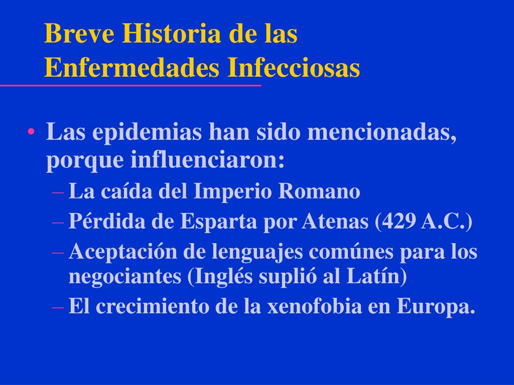 Ppt Una Breve Introducci N A La Epidemiolog A Ii Historia De