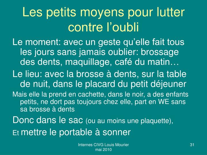 Je nettoie les moyens nationaux pour la personne
