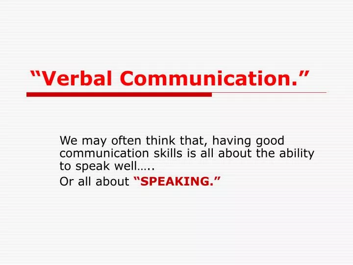 Nonverbal Communication Essay