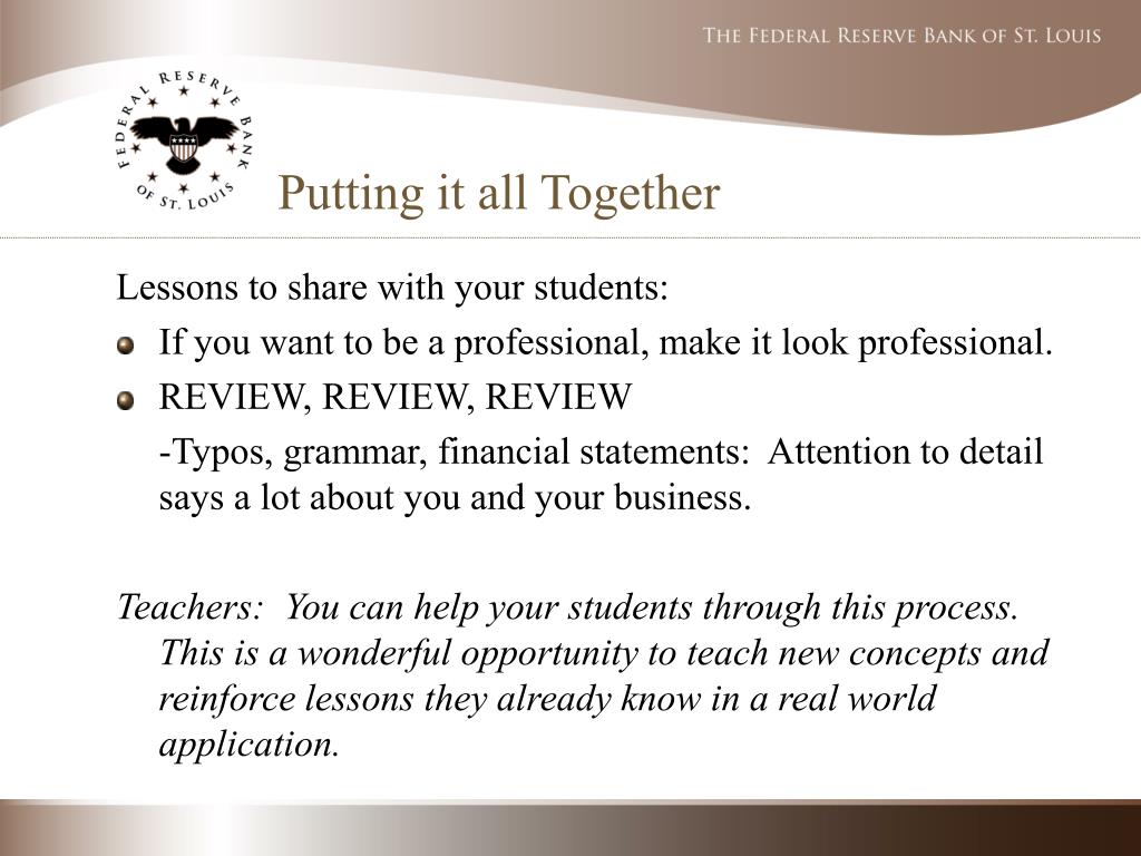 Help putting a business plan together