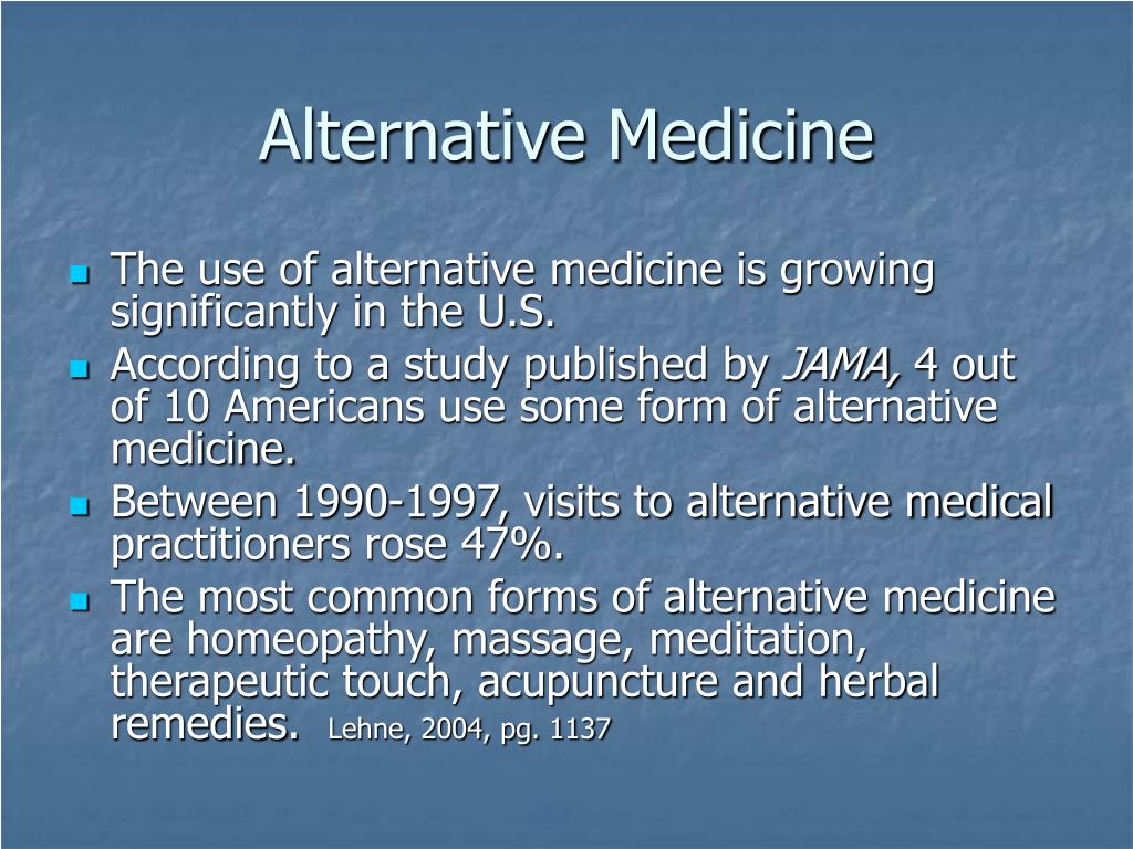 alternative medicine powerpoint presentation