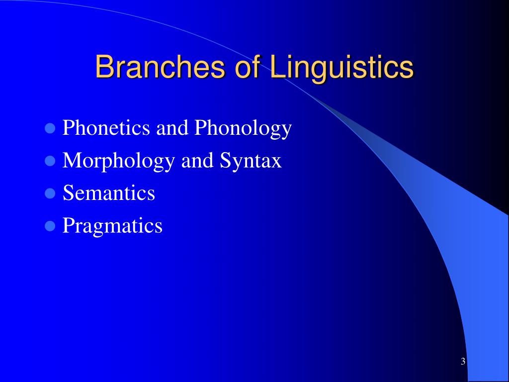 Uses Of Linguistics In Linguistics