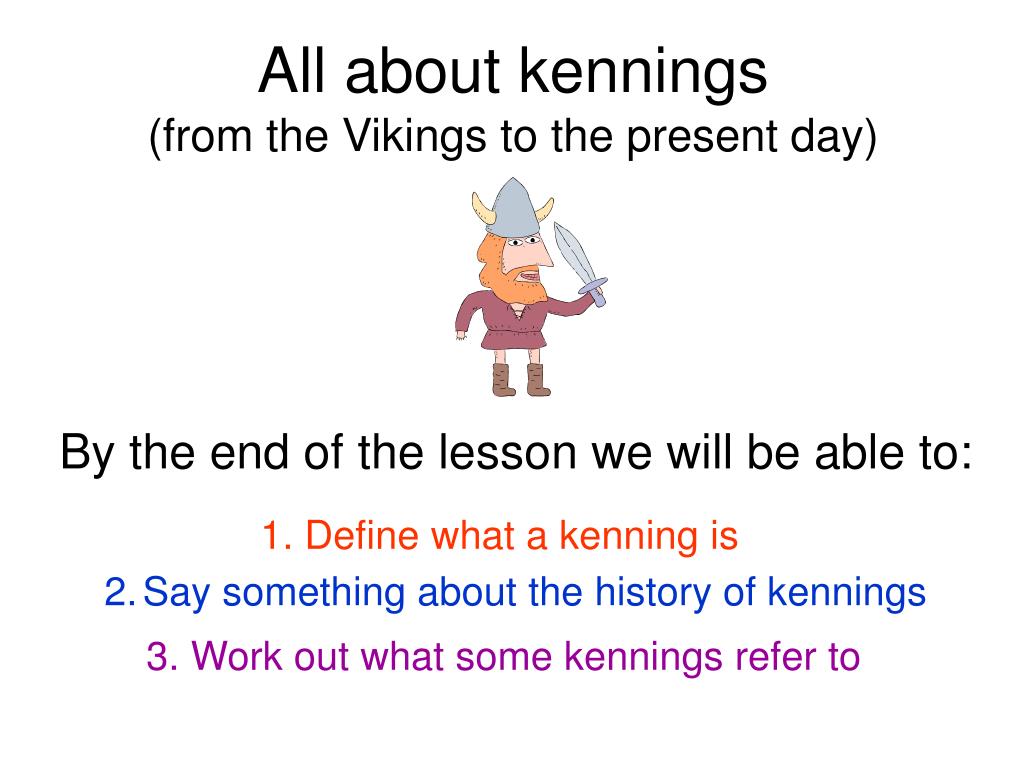 PPT All about kennings PowerPoint Presentation ID308368