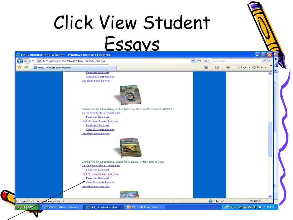 Pearson essay scorer
