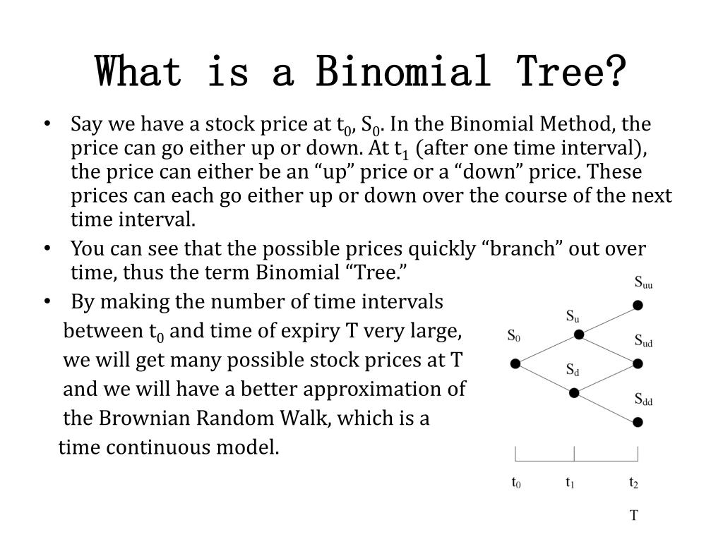 binomial tree call option pricing