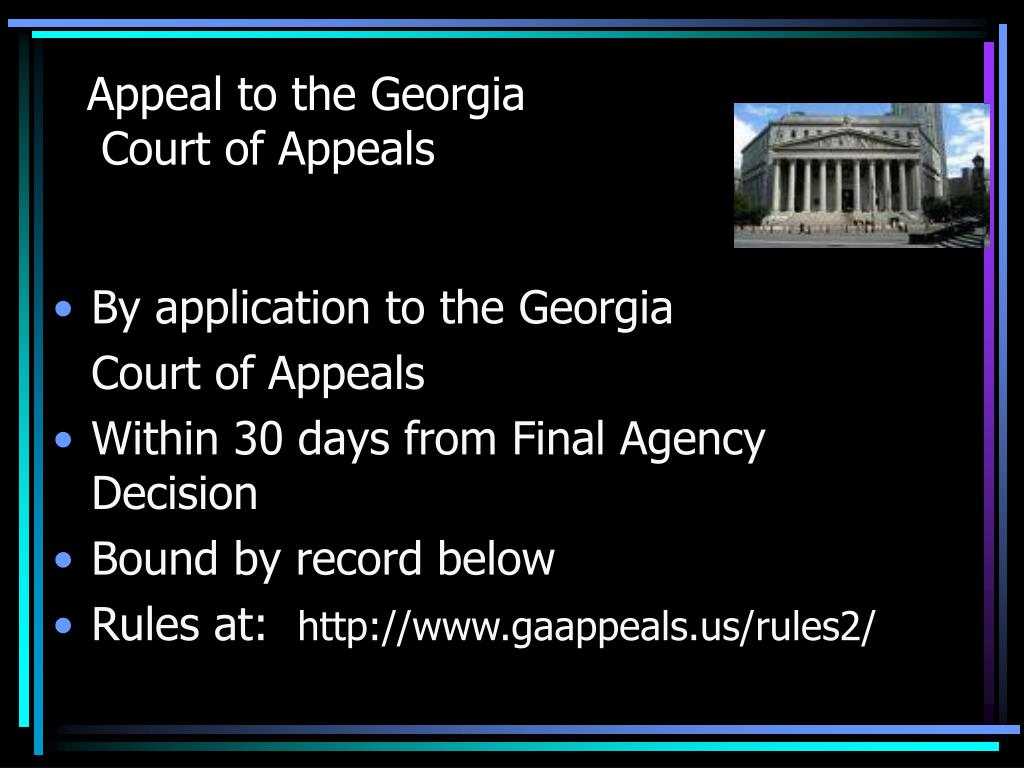 cases georgia court appeals cases georgia court appeals