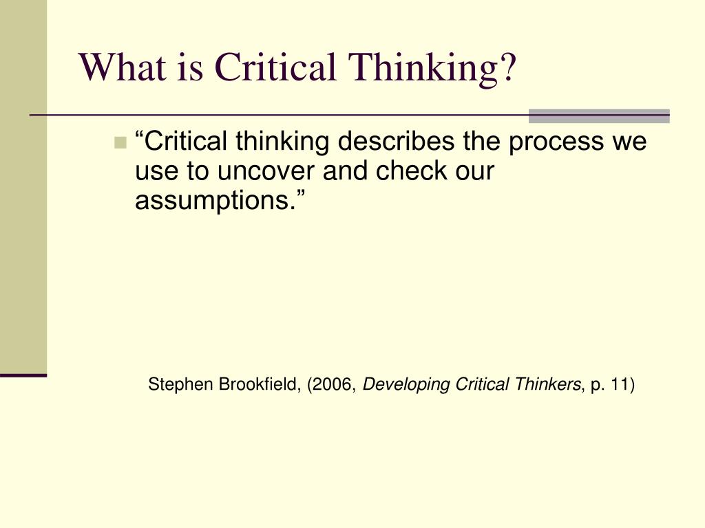 critical thinking powerpoint for students critical thinking powerpoint for students