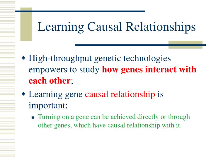 causal link definition biology