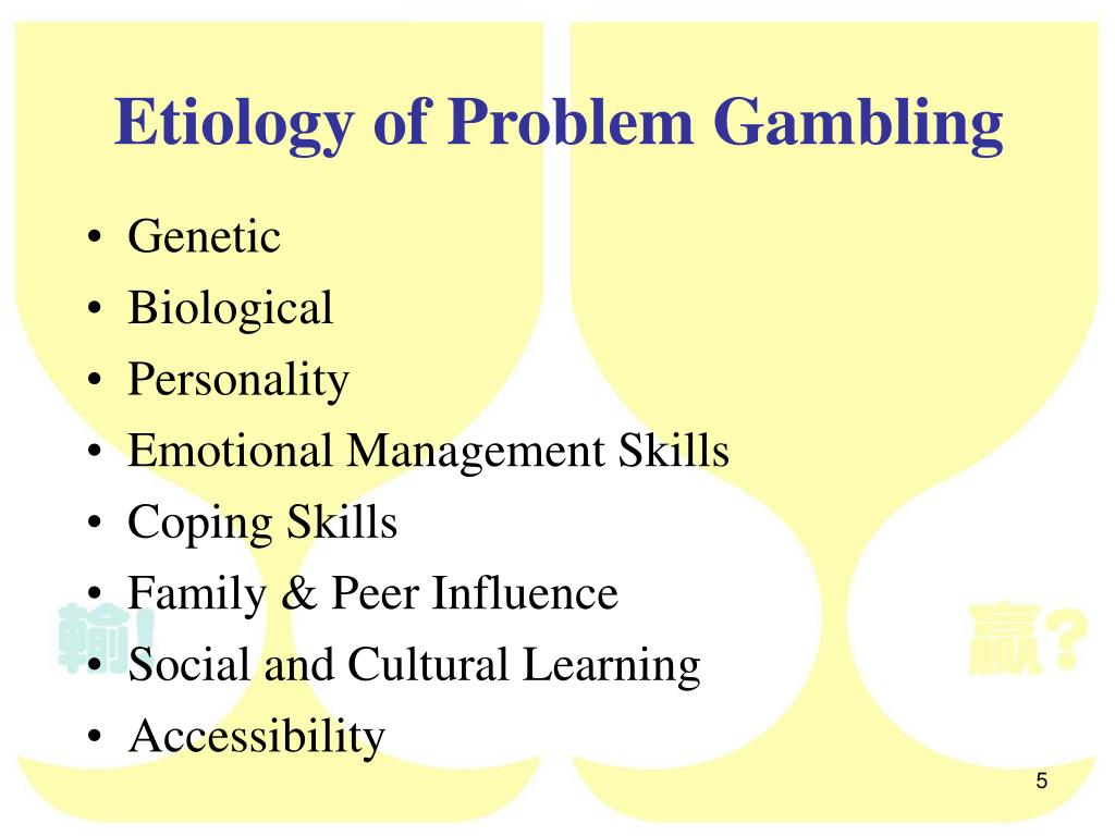 What Is Problem Gambling