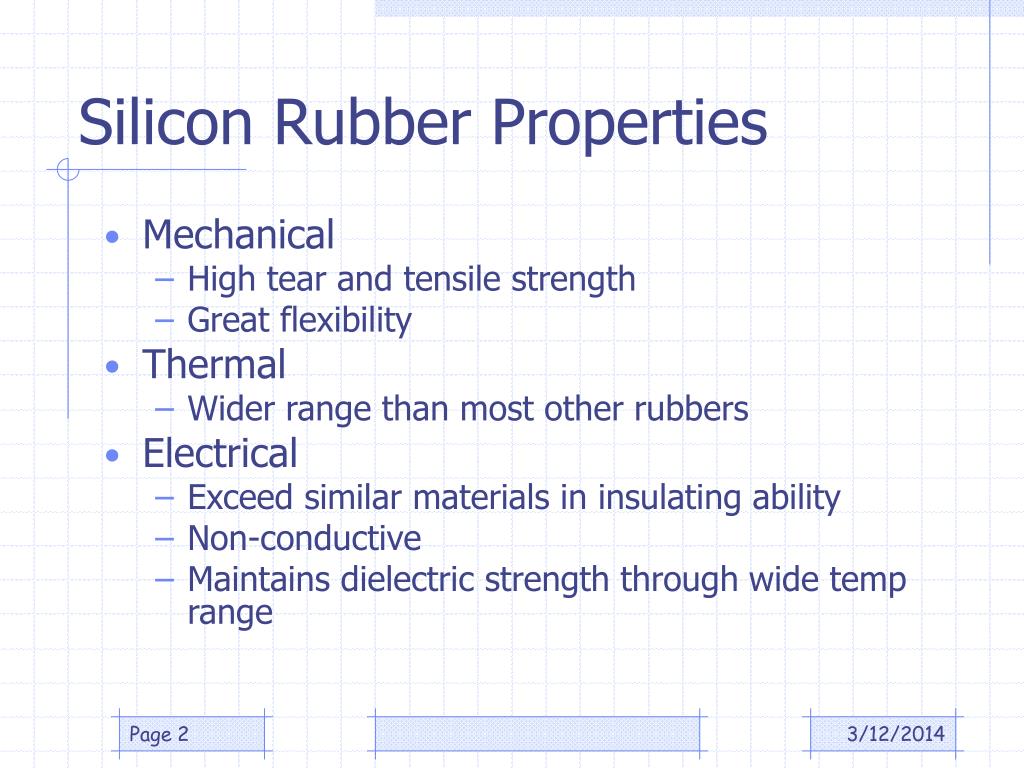 PPT Silicon Rubber PowerPoint Presentation ID321455