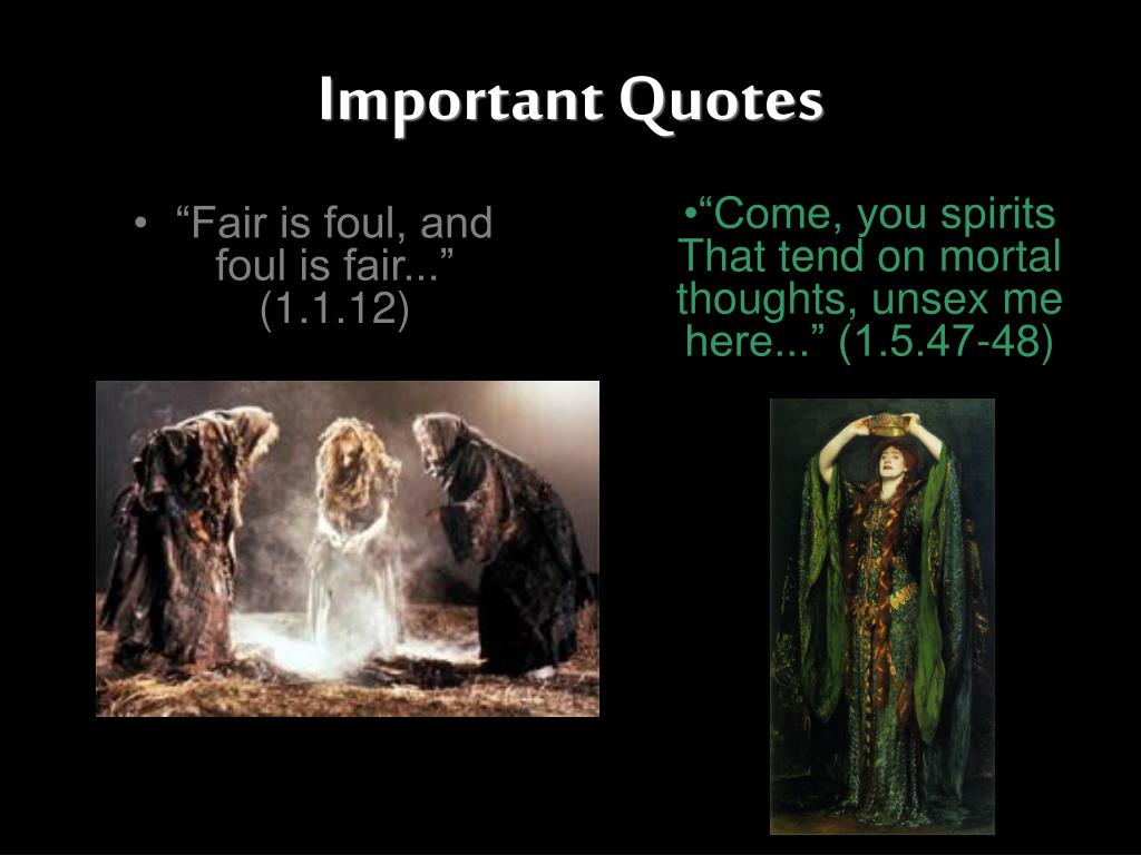 PPT - Macbeth Act V & Important Quotes PowerPoint Presentation - ID:332756