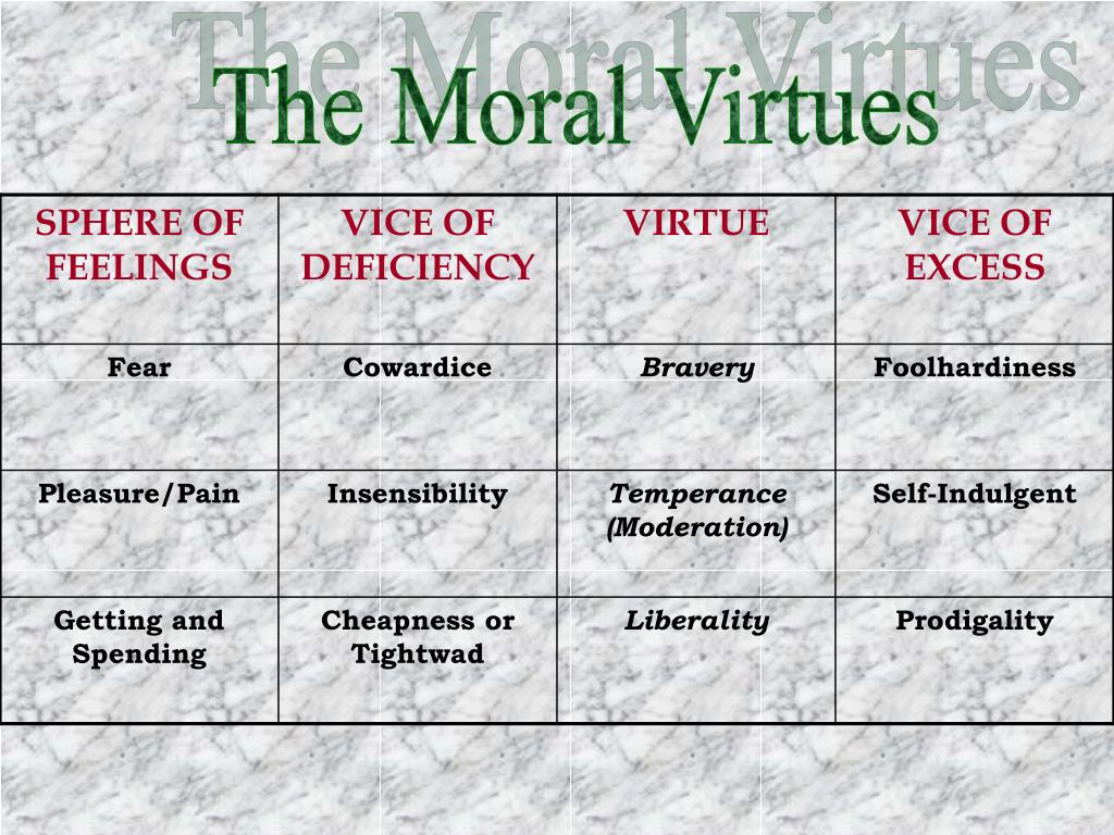 What Are The Moral Virtues