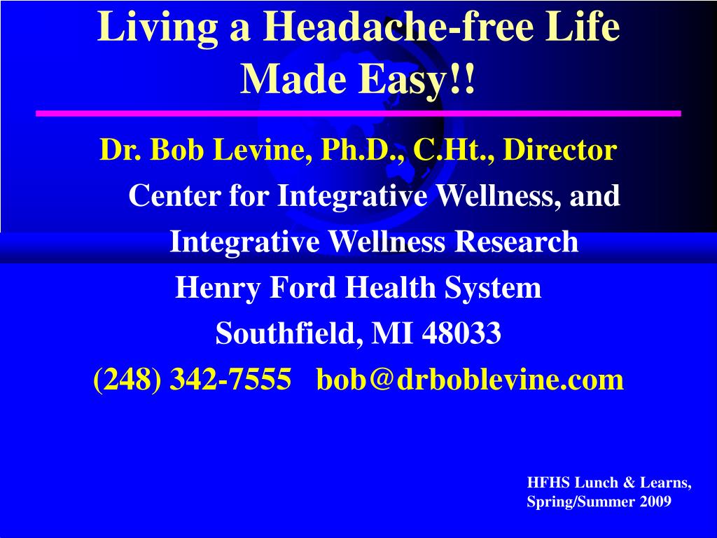 Living Migraine-Free For Two Years