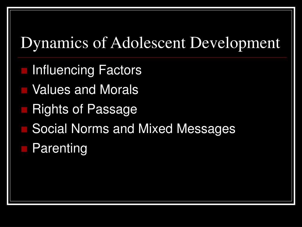 Adolescent development in the church