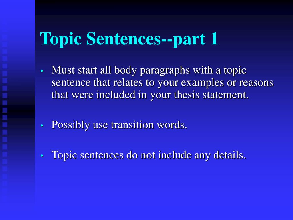 topic-sentences-interactive-worksheet