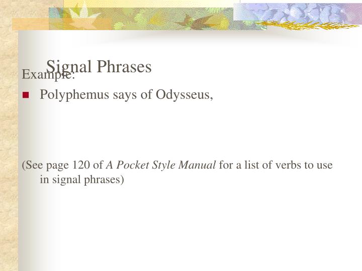 signal phrase examples signal phrase examples