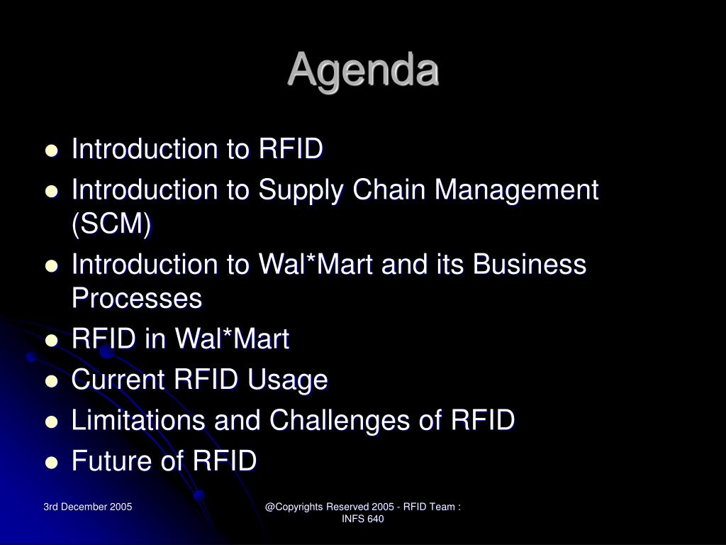 walmart rfid case study ppt