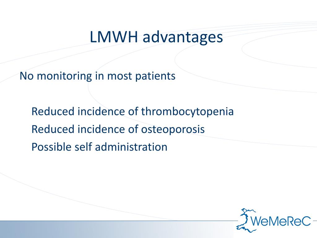 advantages of low molecular weight heparin Despite the potential benefits of heparin-derived anticoagulants, many the evolution of unfractionated heparin to low-molecular-weight and. advantages of low molecular weight heparin Despite the potential benefits of heparin-derived anticoagulants, many the evolution of unfractionated heparin to low-molecular-weight and.