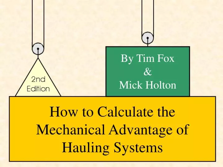 Mechanical+Advantage+Haul+Systems ... the Mechanical Advantage of Hauling Systems PowerPoint Presentation