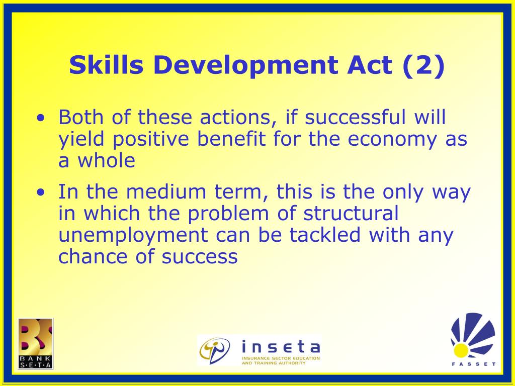 Objectives Of Skills Development Act