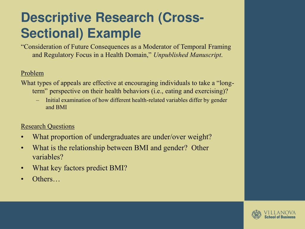 Descriptive Research Methodology Examples Chapter 3 Research Design Riset