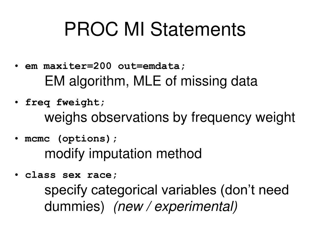 proc mixed ods output options 101