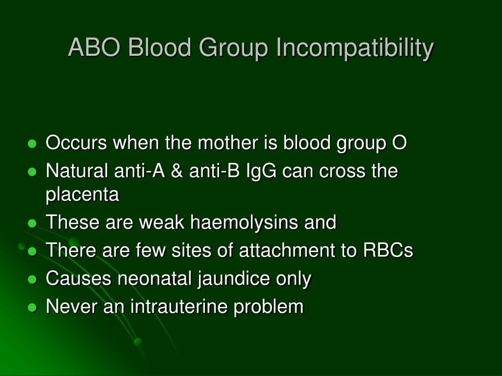 PPT Blood Group Incompatibility In Pregnancy PowerPoint Presentation ID 390451