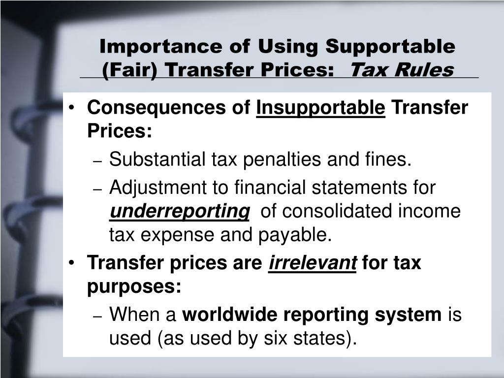 importance of transfer pricing
