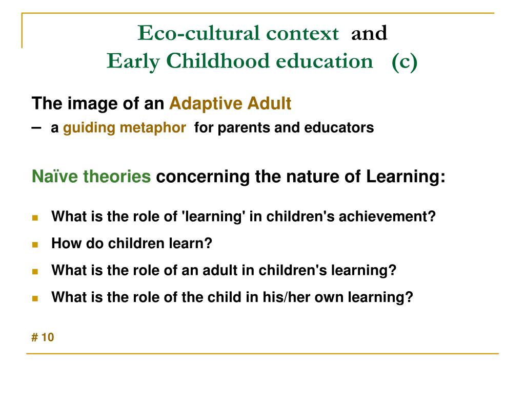 PPT Cultural Diversity and Inclusion in Early Childhood