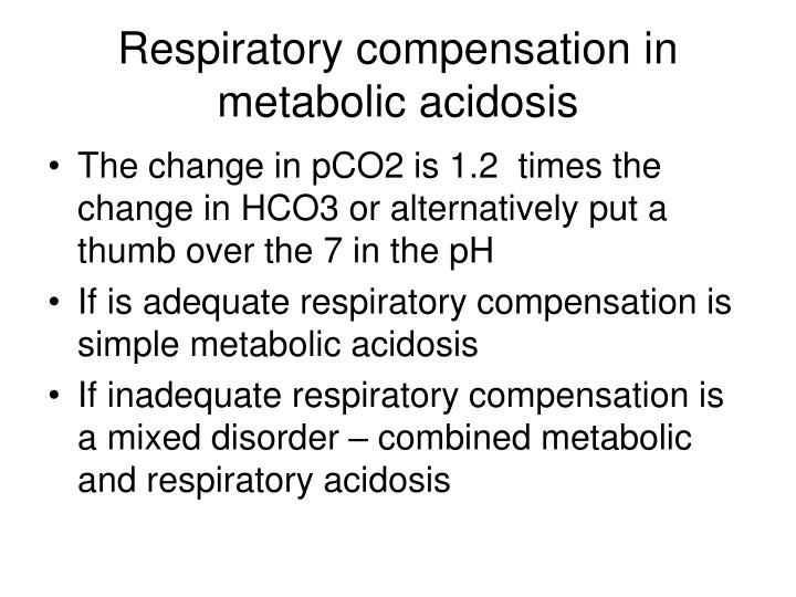 Ppt Metabolic Acidosis Powerpoint Presentation Id