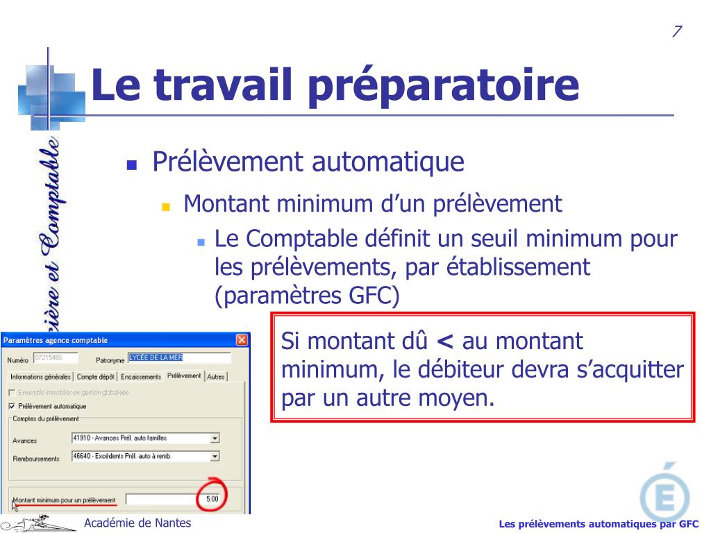 PPT Les Prélèvements automatiques dans GFC PowerPoint Presentation ID393704