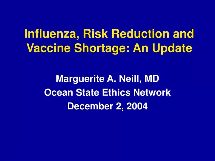 2004 influenza vaccine shortage essay 2004 influenza vaccine shortage essay