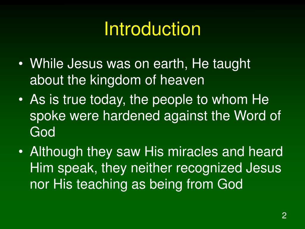 an introduction to the parable of the sower The parables of jesus an introduction to the new testament do you think “parable of the sower” is the most descriptive title of the story. an introduction to the parable of the sower The parables of jesus an introduction to the new testament do you think “parable of the sower” is the most descriptive title of the story.