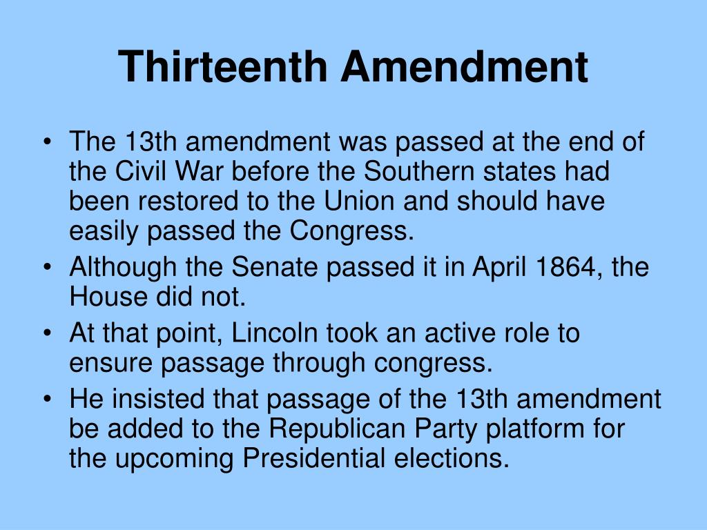 What The 13th Amendment Images And Photos Finder