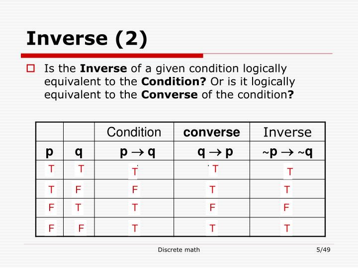 PPT Logical equivalence PowerPoint Presentation ID423275
