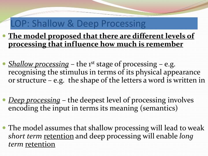 ppt-levels-of-processing-memory-model-overview-powerpoint