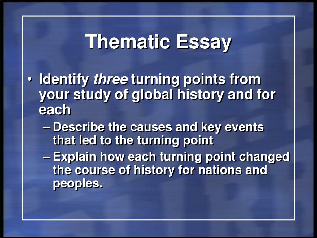 essay on turning points in american history